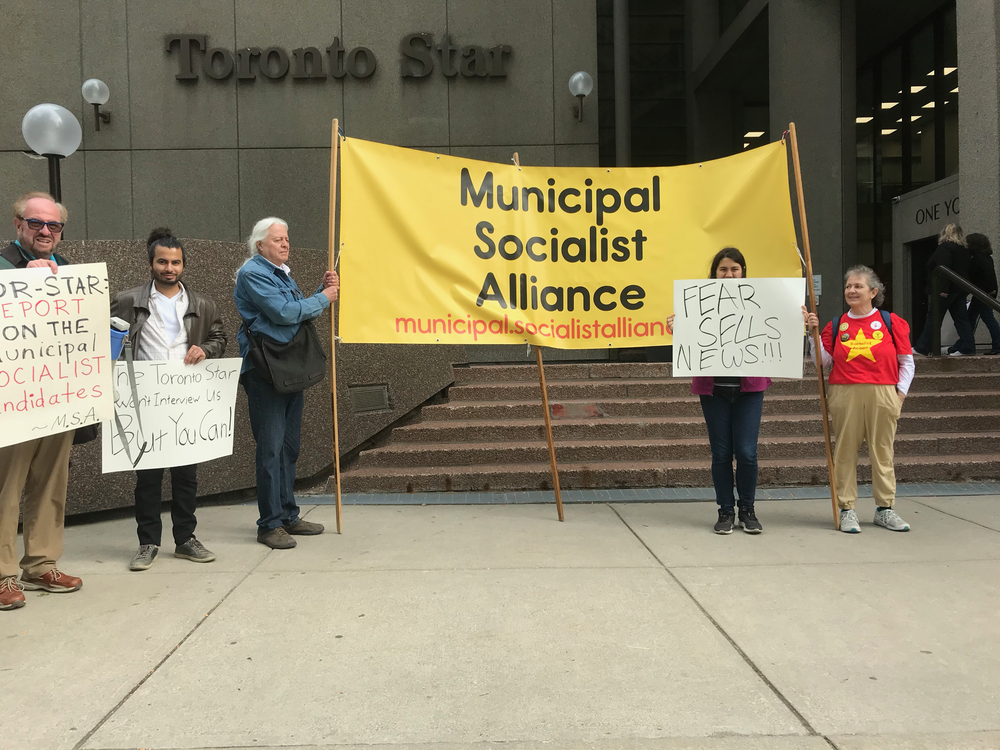 Toronto Star Protest