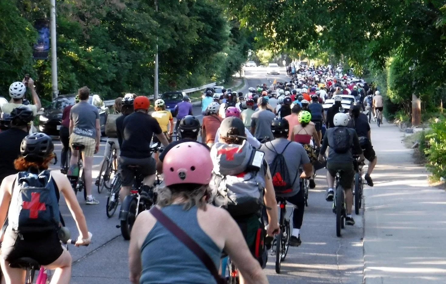 hands off cyclists